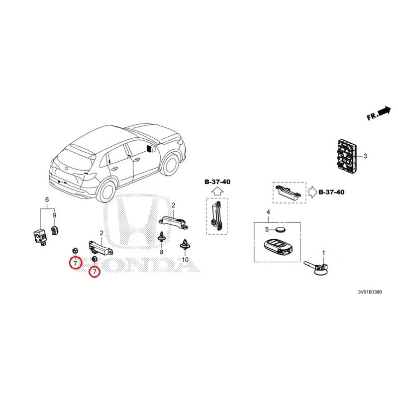 [NEW] JDM HONDA ZR-V RZ3 2023 Smart Unit GENUINE OEM - Image 9