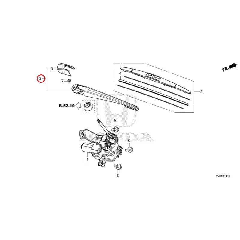 [NEW] JDM HONDA ZR-V RZ3 2023 Rear Windshield Wiper GENUINE OEM - Image 3