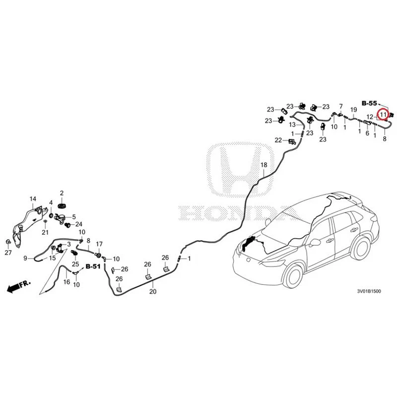 [NEW] JDM HONDA ZR-V RZ3 2023 Windshield Washer GENUINE OEM - Image 12