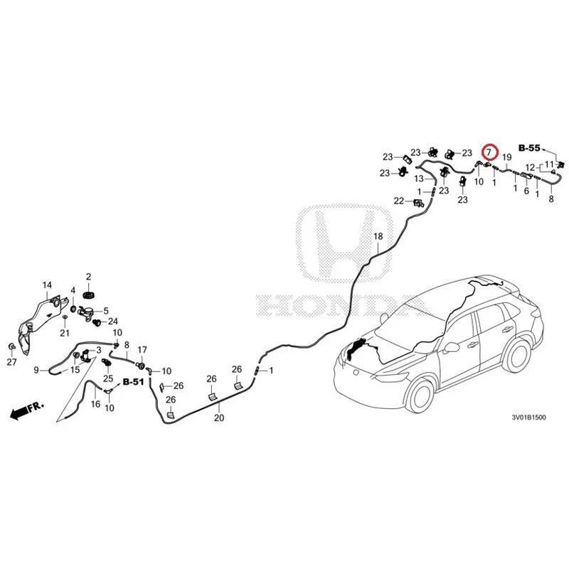 [NEW] JDM HONDA ZR-V RZ3 2023 Windshield Washer GENUINE OEM - Image 8