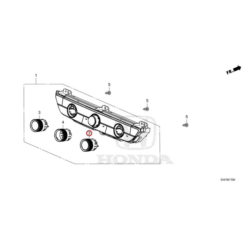 [NEW] JDM HONDA ZR-V RZ3 2023 Auto Air Conditioner Control GENUINE OEM - Image 3