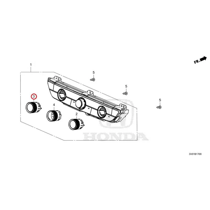 [NEW] JDM HONDA ZR-V RZ3 2023 Auto Air Conditioner Control GENUINE OEM - Image 4