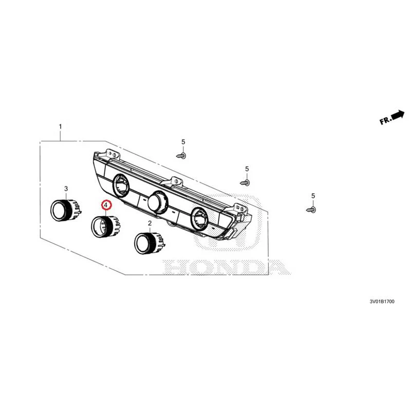 [NEW] JDM HONDA ZR-V RZ3 2023 Auto Air Conditioner Control GENUINE OEM - Image 5