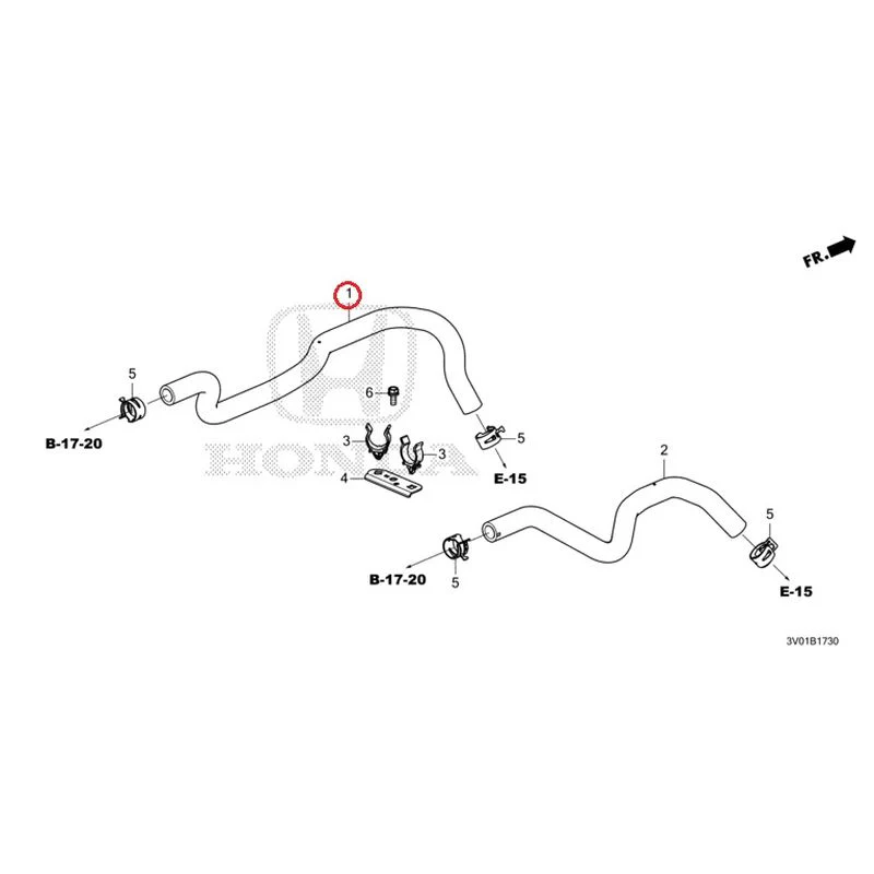 [NEW] JDM HONDA ZR-V RZ3 2023 Water Hose GENUINE OEM - Image 2