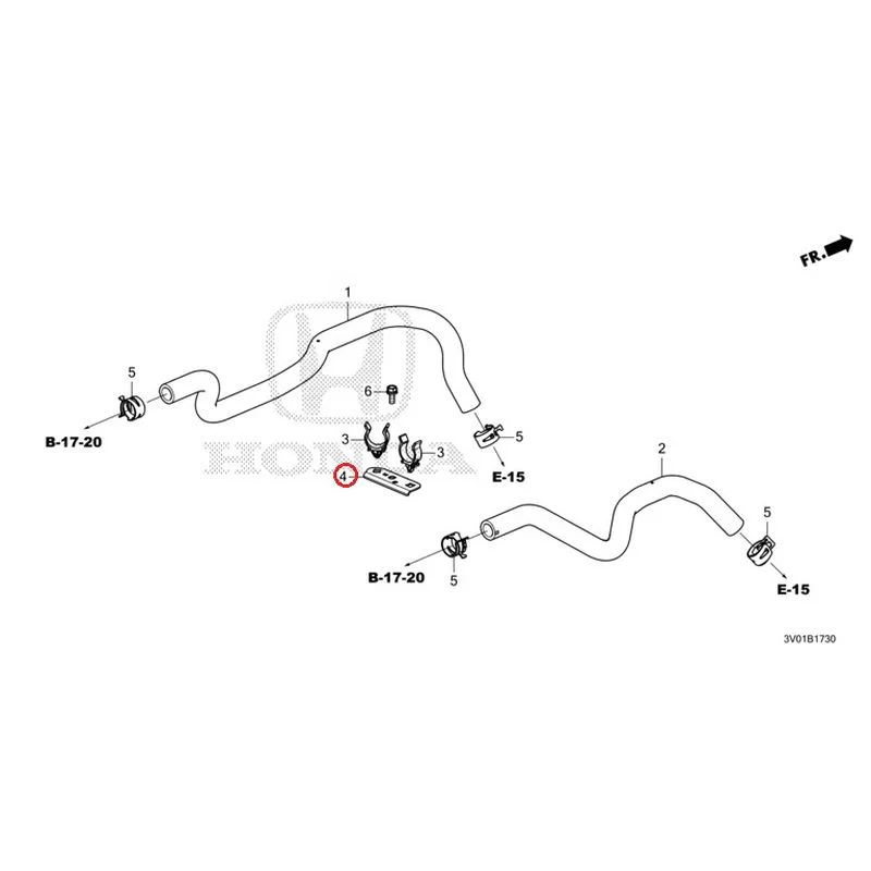 [NEW] JDM HONDA ZR-V RZ3 2023 Water Hose GENUINE OEM - Image 5