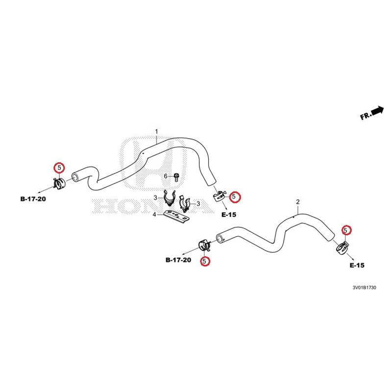 [NEW] JDM HONDA ZR-V RZ3 2023 Water Hose GENUINE OEM - Image 6
