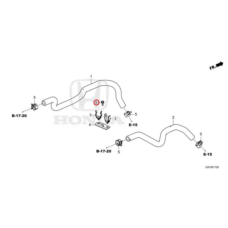 [NEW] JDM HONDA ZR-V RZ3 2023 Water Hose GENUINE OEM - Image 7