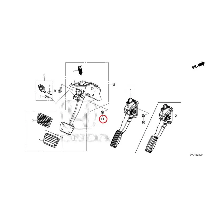 [NEW] JDM HONDA ZR-V RZ3 2023 Pedals GENUINE OEM - Image 10