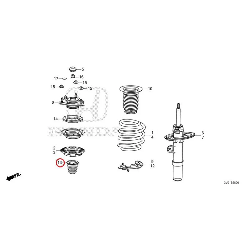 [NEW] JDM HONDA ZR-V RZ3 2023 Front Damper GENUINE OEM - Image 14