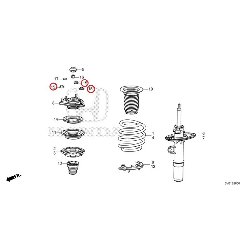 [NEW] JDM HONDA ZR-V RZ3 2023 Front Damper GENUINE OEM - Image 16