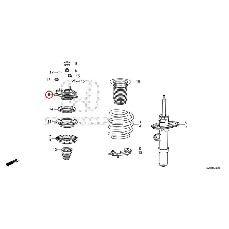 [NEW] JDM HONDA ZR-V RZ3 2023 Front Damper GENUINE OEM - Image 9