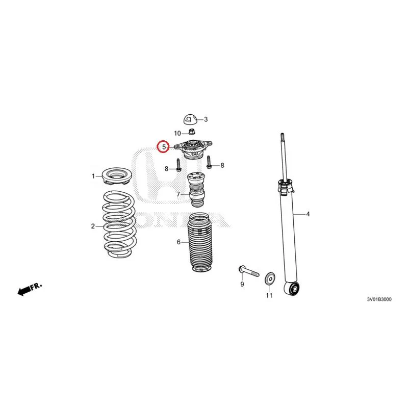 [NEW] JDM HONDA ZR-V RZ3 2023 Rear Damper GENUINE OEM - Image 6