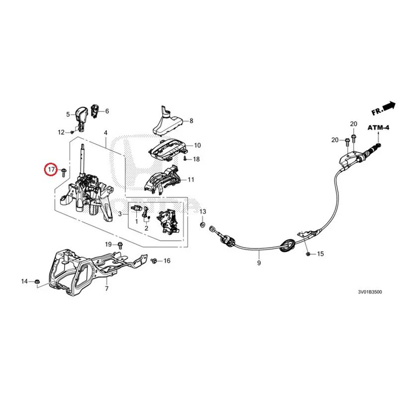 [NEW] JDM HONDA ZR-V RZ3 2023 Select Lever GENUINE OEM - Image 18