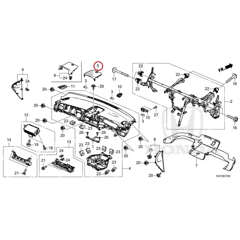 [NEW] JDM HONDA ZR-V RZ3 2023 Instrument panel GENUINE OEM - Image 6