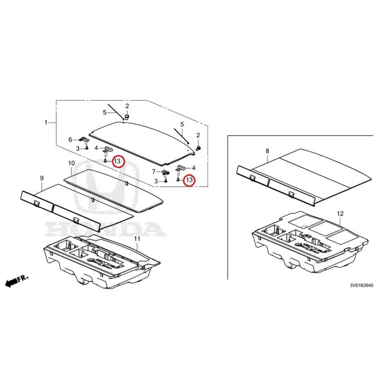 [NEW] JDM HONDA ZR-V RZ3 2023 Trunk under box GENUINE OEM - Image 12