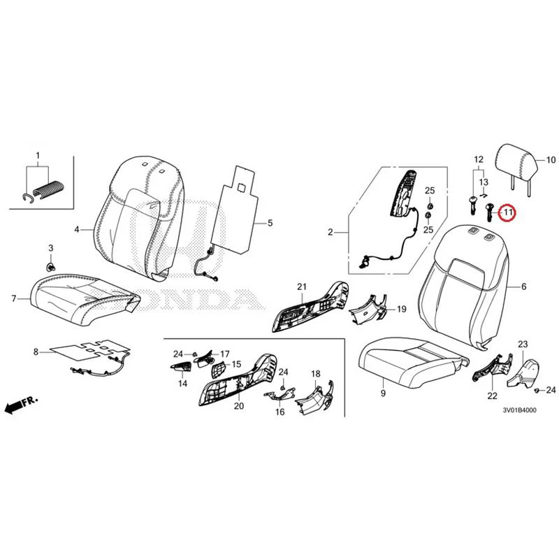 [NEW] JDM HONDA ZR-V RZ3 2023 Front Seat (Driver's Side) GENUINE OEM - Image 11