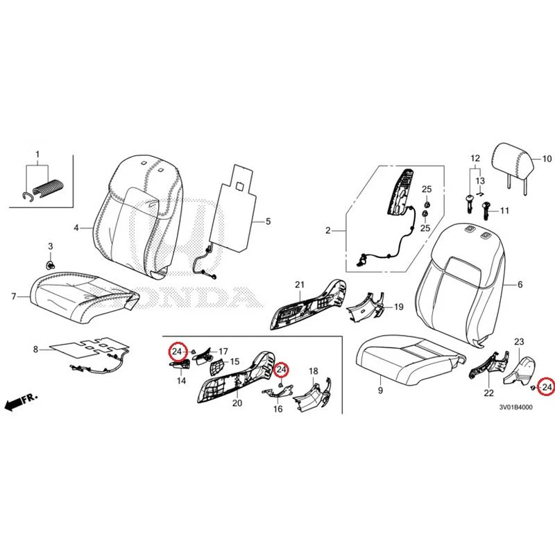 [NEW] JDM HONDA ZR-V RZ3 2023 Front Seat (Driver's Side) GENUINE OEM - Image 18