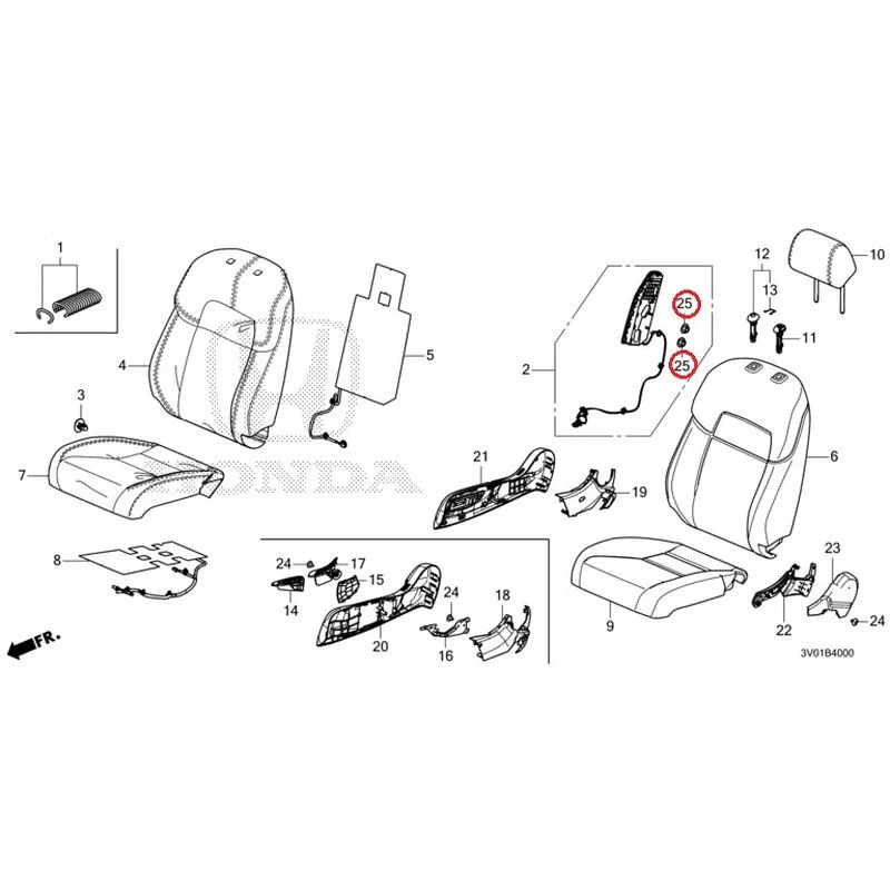 [NEW] JDM HONDA ZR-V RZ3 2023 Front Seat (Driver's Side) GENUINE OEM - Image 19