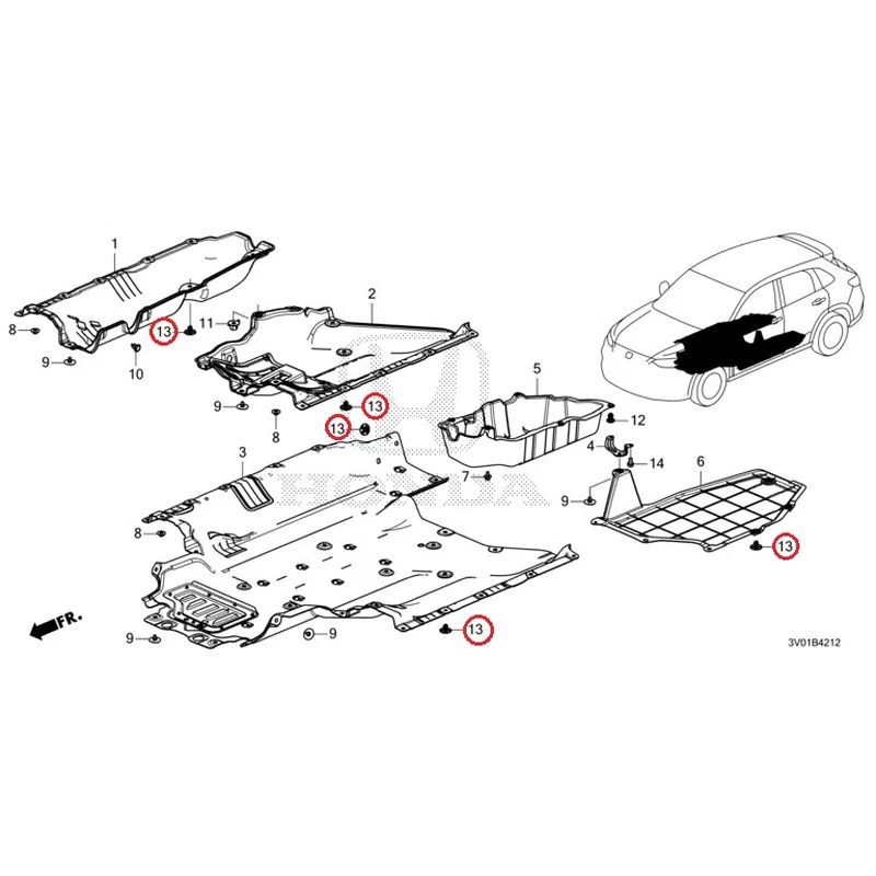 [NEW] JDM HONDA ZR-V RZ3 2023 Undercover GENUINE OEM - Image 10