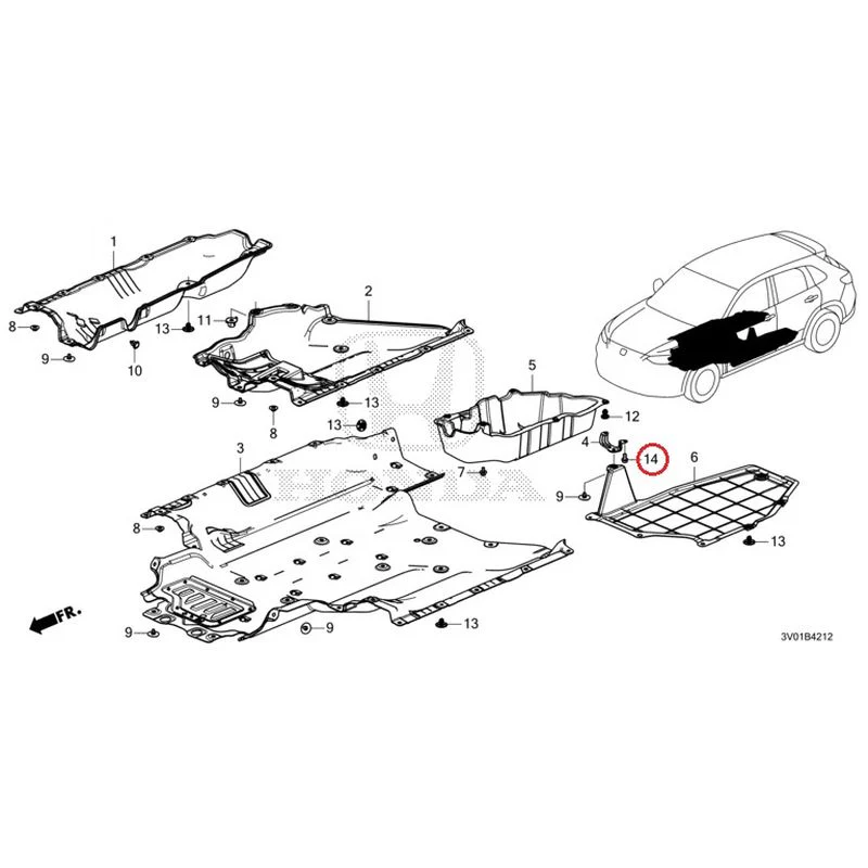 [NEW] JDM HONDA ZR-V RZ3 2023 Undercover GENUINE OEM - Image 11
