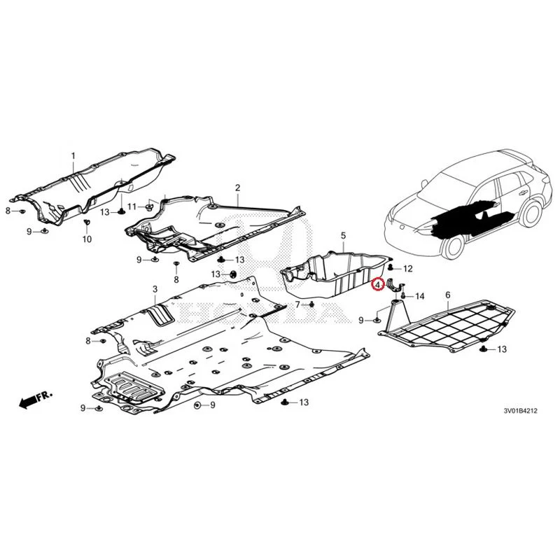 [NEW] JDM HONDA ZR-V RZ3 2023 Undercover GENUINE OEM - Image 3