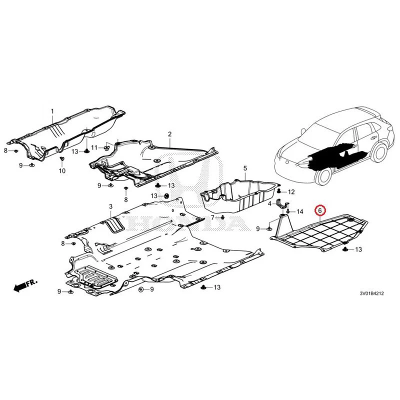 [NEW] JDM HONDA ZR-V RZ3 2023 Undercover GENUINE OEM - Image 5