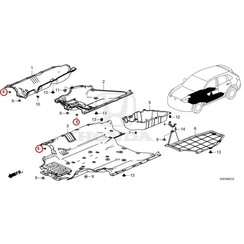[NEW] JDM HONDA ZR-V RZ3 2023 Undercover GENUINE OEM - Image 7