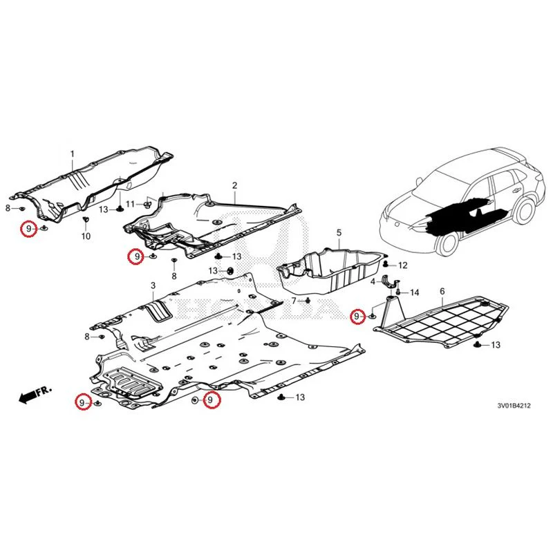 [NEW] JDM HONDA ZR-V RZ3 2023 Undercover GENUINE OEM - Image 8