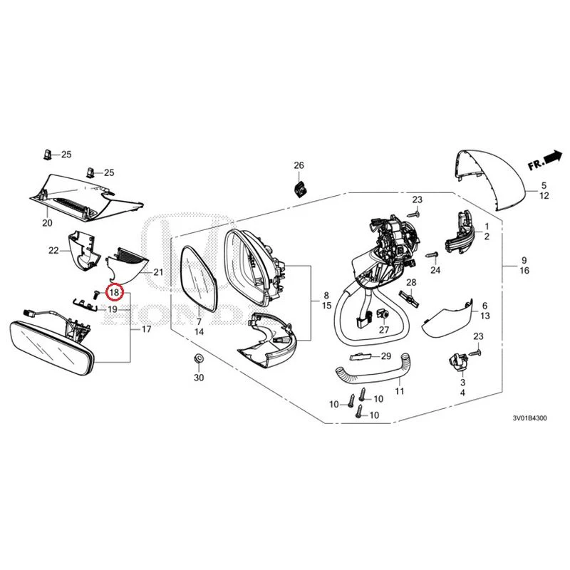 [NEW] JDM HONDA ZR-V RZ3 2023 Mirrors GENUINE OEM - Image 35