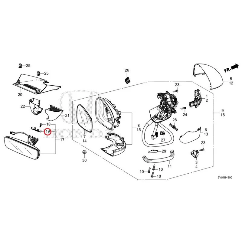 [NEW] JDM HONDA ZR-V RZ3 2023 Mirrors GENUINE OEM - Image 36