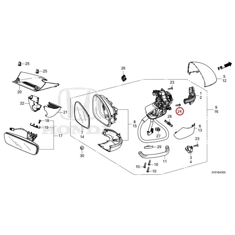 [NEW] JDM HONDA ZR-V RZ3 2023 Mirrors GENUINE OEM - Image 41