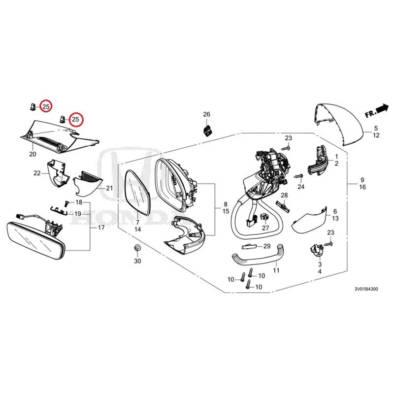 [NEW] JDM HONDA ZR-V RZ3 2023 Mirrors GENUINE OEM - Image 42