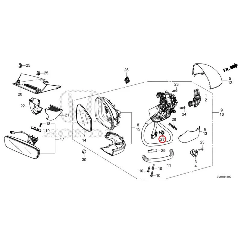 [NEW] JDM HONDA ZR-V RZ3 2023 Mirrors GENUINE OEM - Image 44
