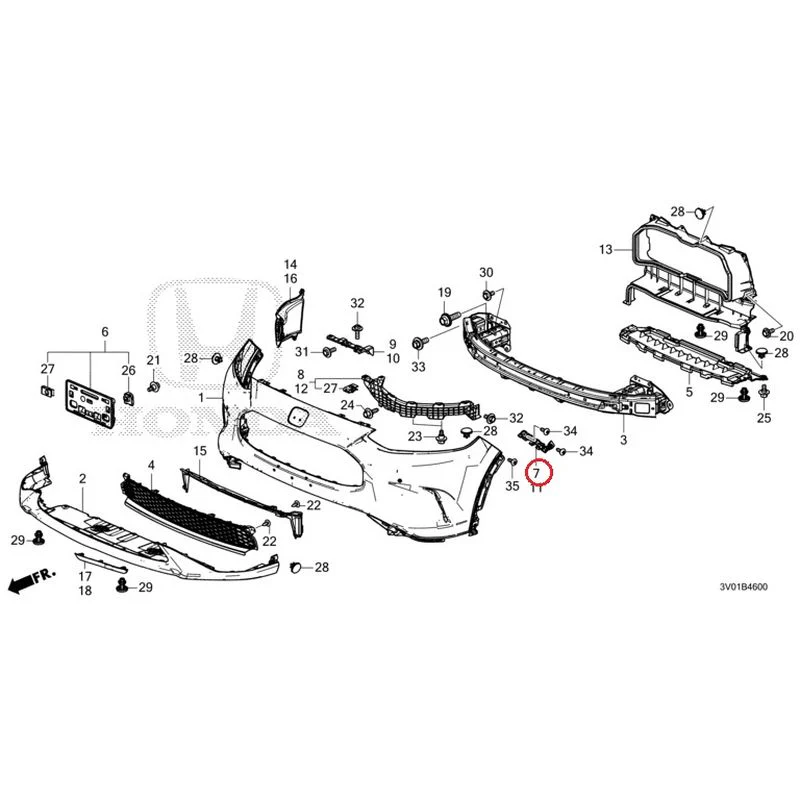 [NEW] JDM HONDA ZR-V RZ3 2023 Front Bumper GENUINE OEM - Image 20