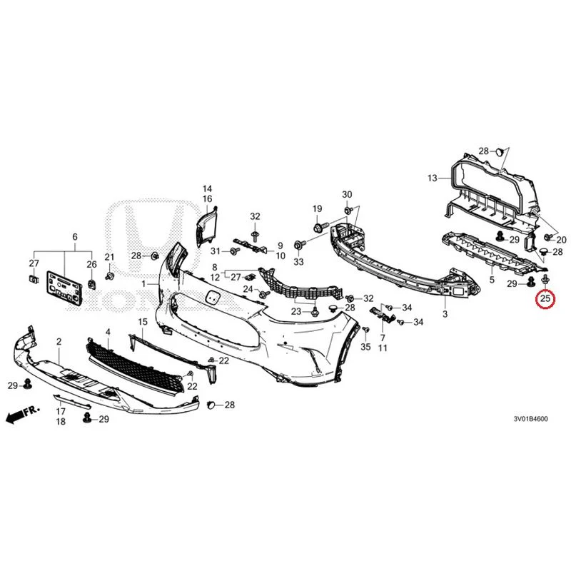 [NEW] JDM HONDA ZR-V RZ3 2023 Front Bumper GENUINE OEM - Image 38