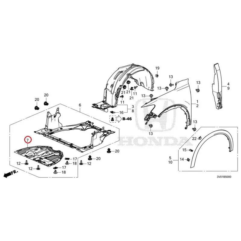 [NEW] JDM HONDA ZR-V RZ3 2023 Front Fenders GENUINE OEM - Image 14