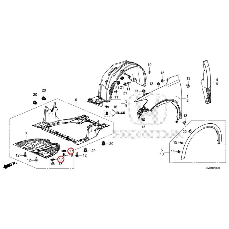 [NEW] JDM HONDA ZR-V RZ3 2023 Front Fenders GENUINE OEM - Image 30