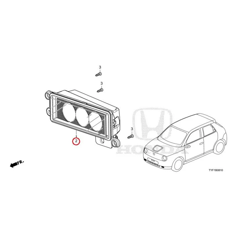 [NEW] JDM HONDA Honda e ZC7 2023 Fog Lights GENUINE OEM - Image 3