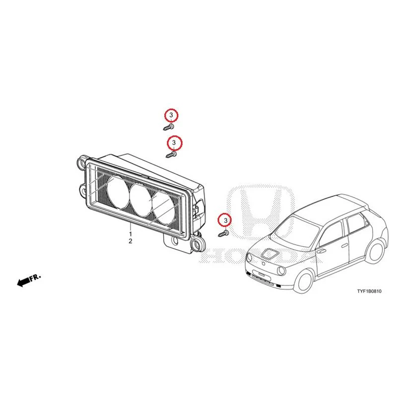 [NEW] JDM HONDA Honda e ZC7 2023 Fog Lights GENUINE OEM - Image 4