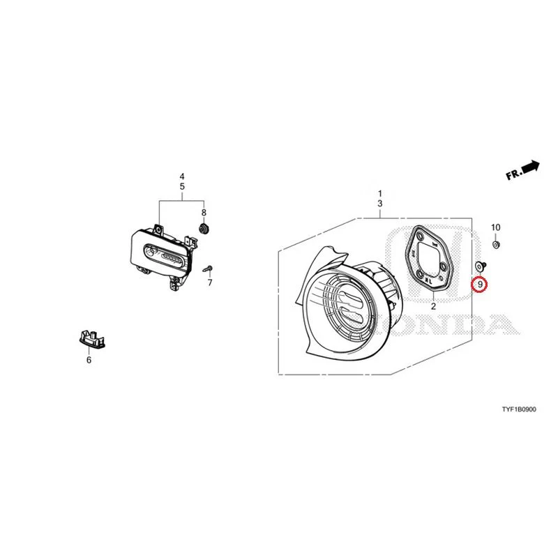 [NEW] JDM HONDA Honda e ZC7 2023 Tail Lights/License Lights GENUINE OEM - Image 10
