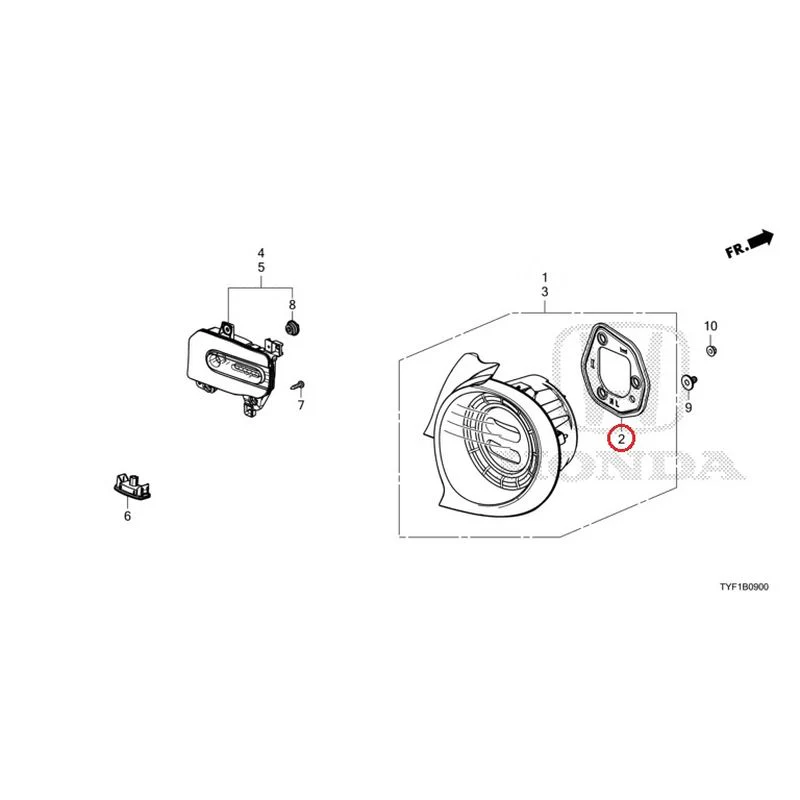 [NEW] JDM HONDA Honda e ZC7 2023 Tail Lights/License Lights GENUINE OEM - Image 3