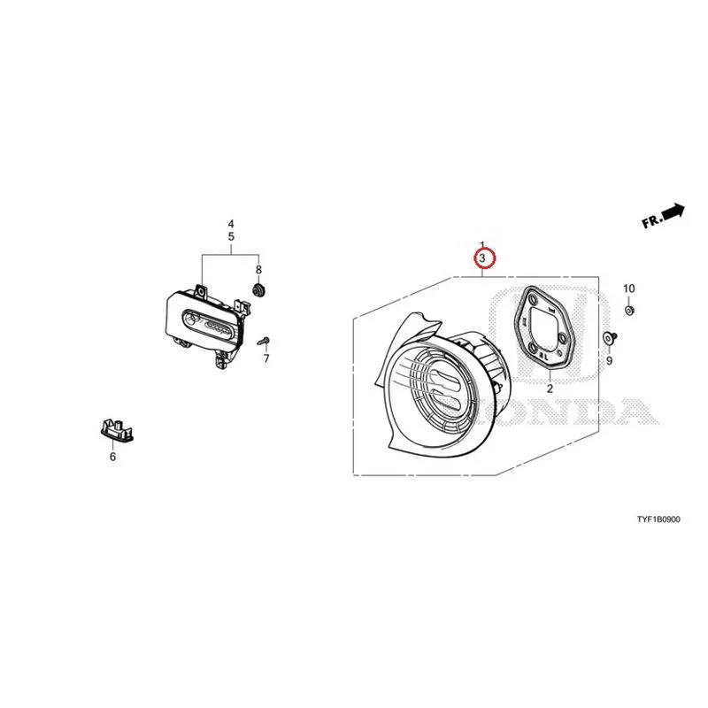 [NEW] JDM HONDA Honda e ZC7 2023 Tail Lights/License Lights GENUINE OEM - Image 4