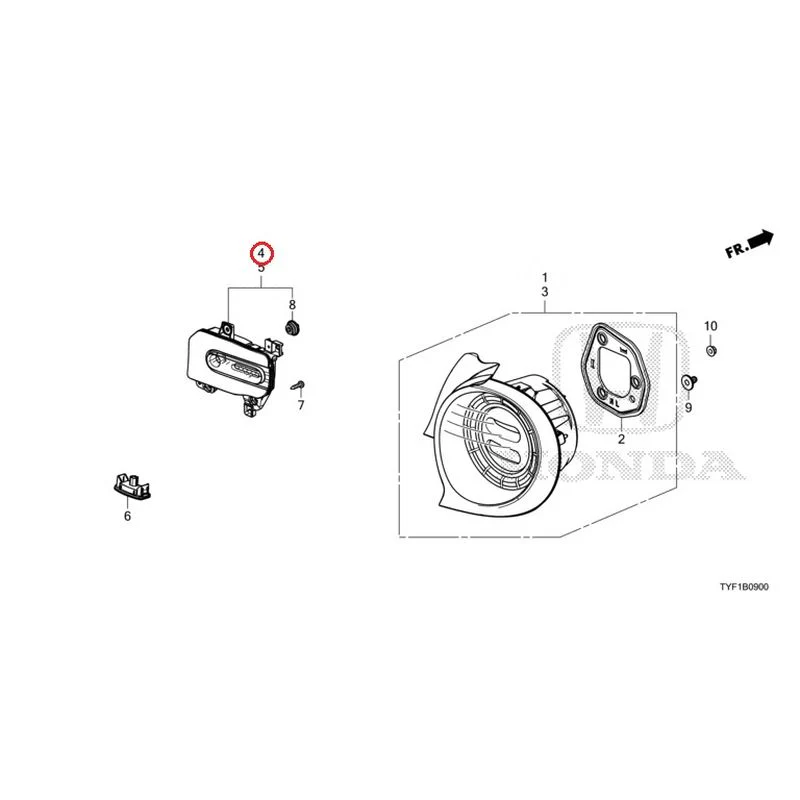 [NEW] JDM HONDA Honda e ZC7 2023 Tail Lights/License Lights GENUINE OEM - Image 5