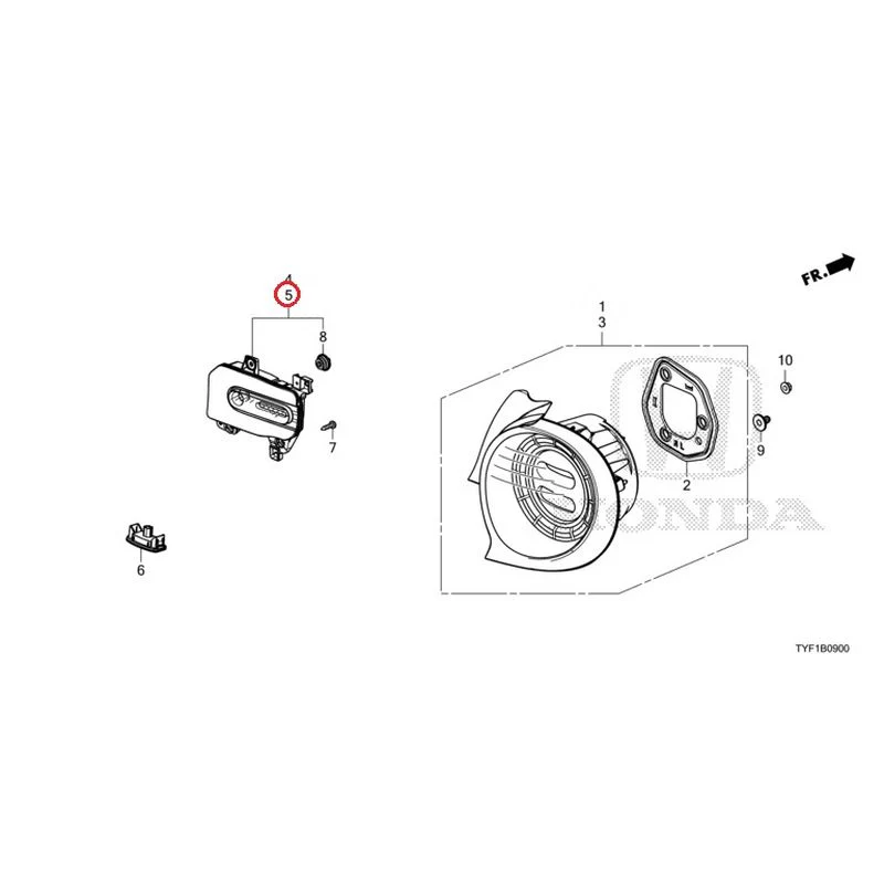 [NEW] JDM HONDA Honda e ZC7 2023 Tail Lights/License Lights GENUINE OEM - Image 6