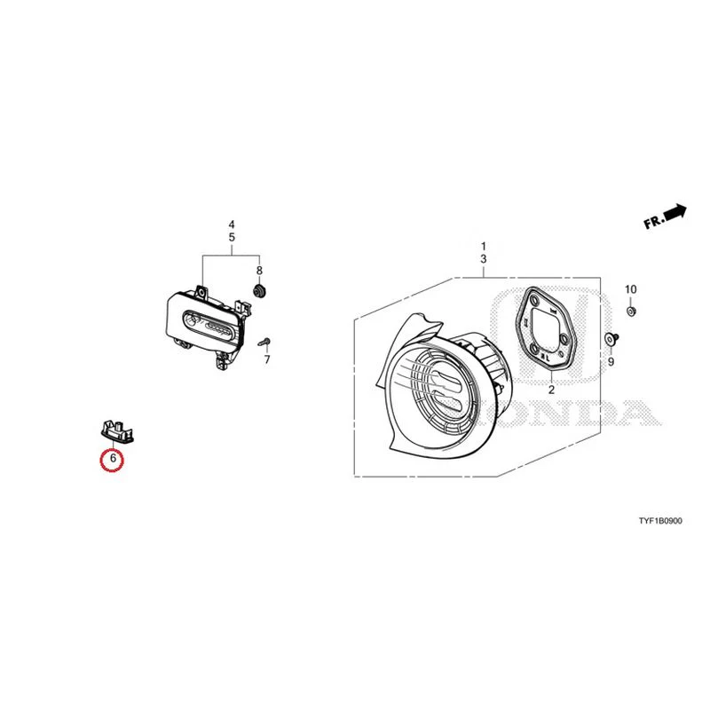 [NEW] JDM HONDA Honda e ZC7 2023 Tail Lights/License Lights GENUINE OEM - Image 7