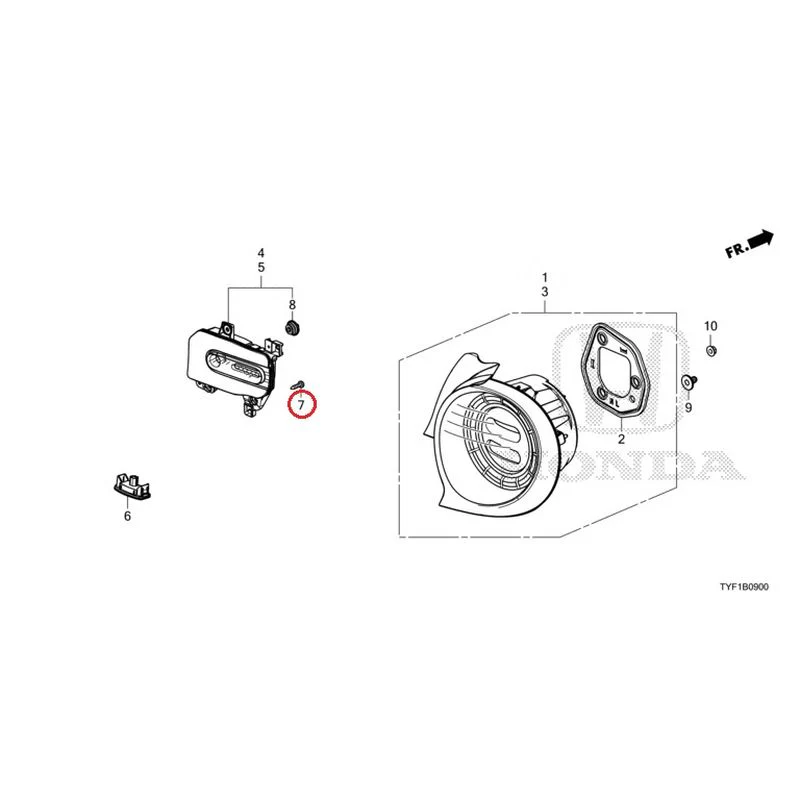 [NEW] JDM HONDA Honda e ZC7 2023 Tail Lights/License Lights GENUINE OEM - Image 8