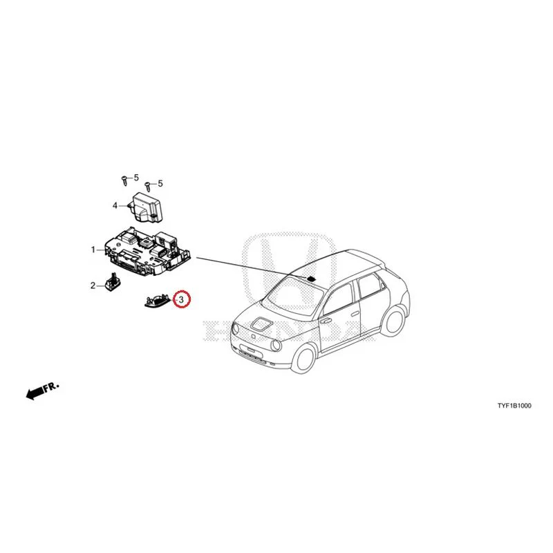 [NEW] JDM HONDA Honda e ZC7 2023 Interior Lights GENUINE OEM - Image 4