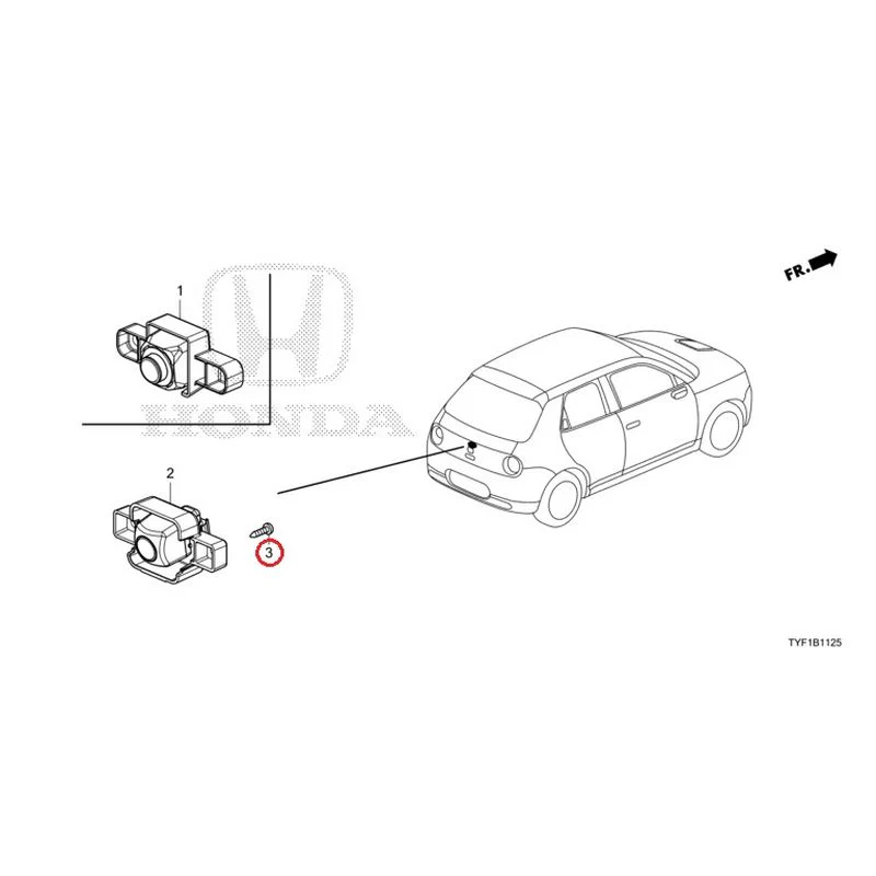 [NEW] JDM HONDA Honda e ZC7 2023 Rear View Camera GENUINE OEM - Image 3