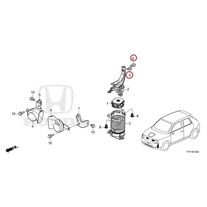 [NEW] JDM HONDA Honda e ZC7 2023 Horn/AVAS speaker GENUINE OEM - Image 10