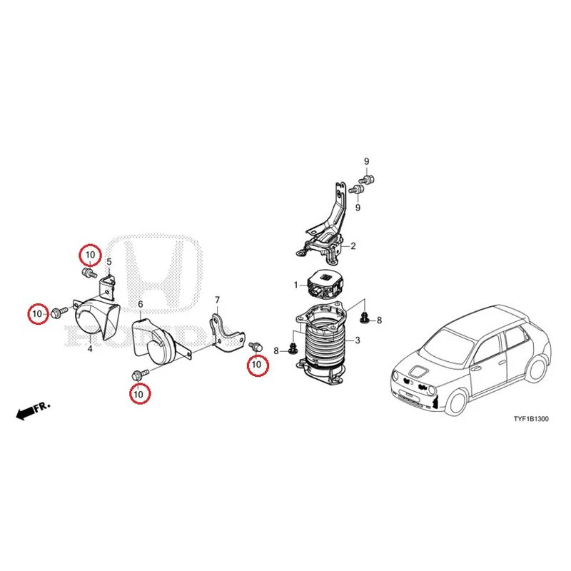 [NEW] JDM HONDA Honda e ZC7 2023 Horn/AVAS speaker GENUINE OEM - Image 11